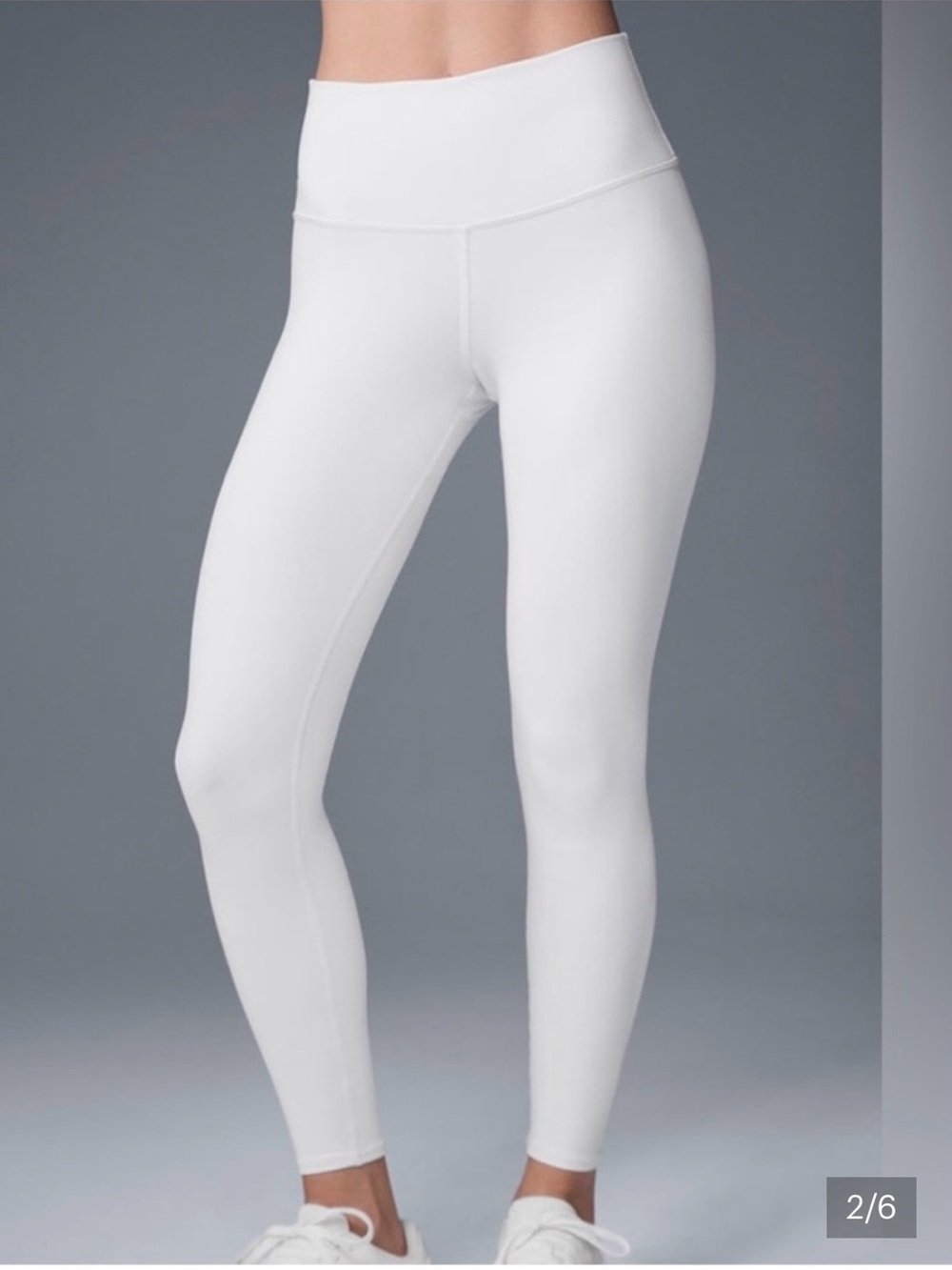 ALO Yoga White Air Brush Leggings Size M